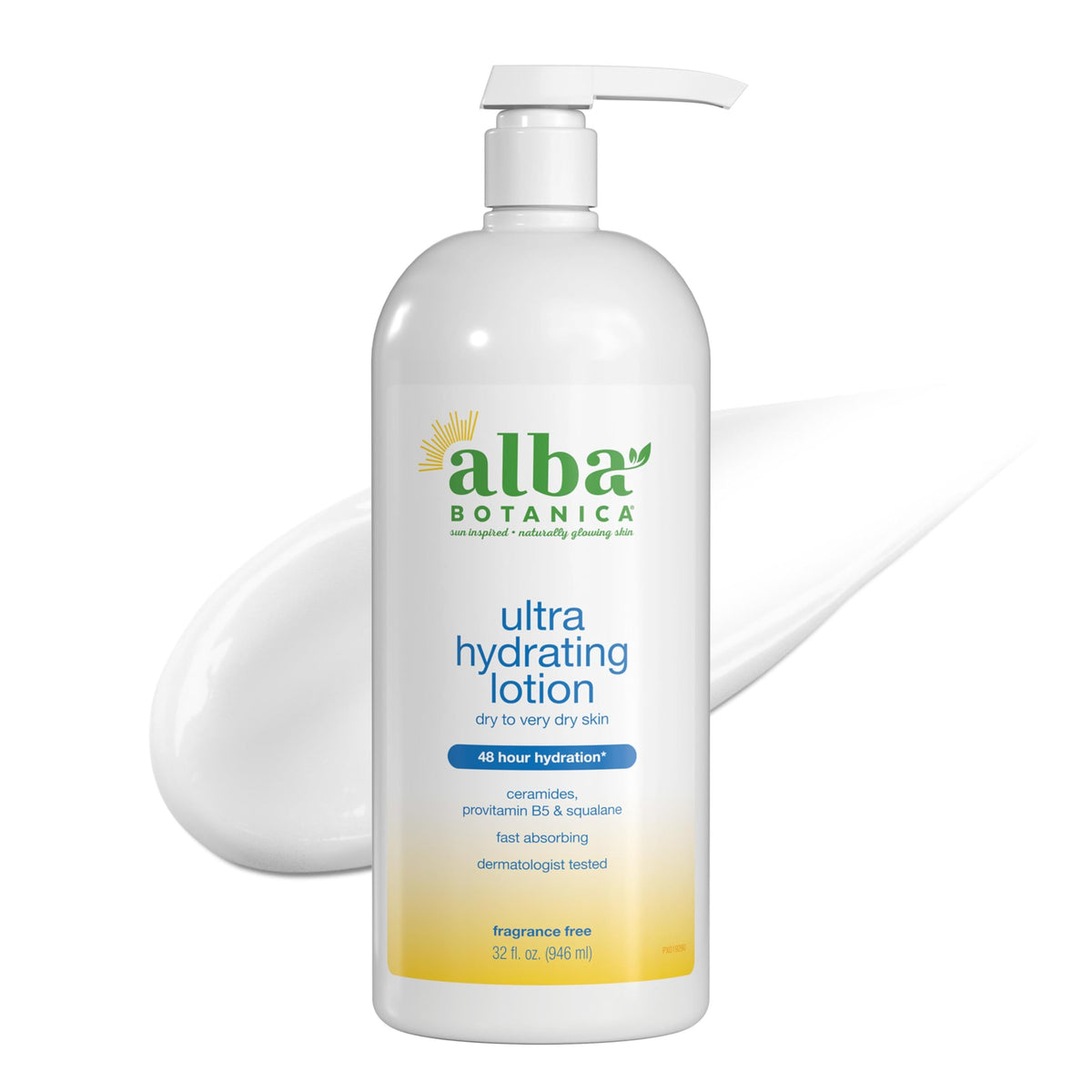 Alba Botanica front bottle showing label and volume for easy identification and value