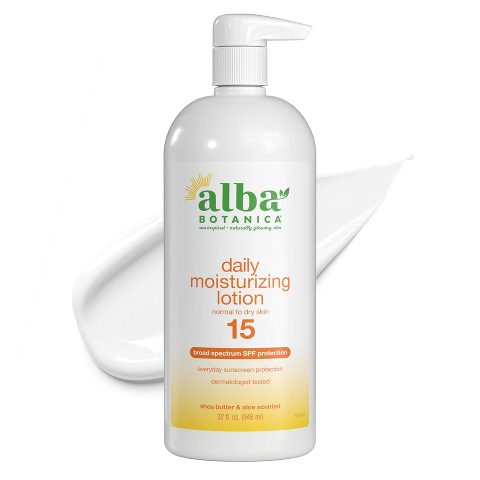 Alba Botanica front packaging showing 32 oz bottle and product branding benefit hydration
