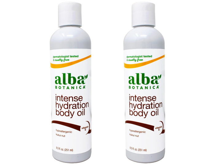 Alba Botanica front packaging showing kukui nut oil benefits