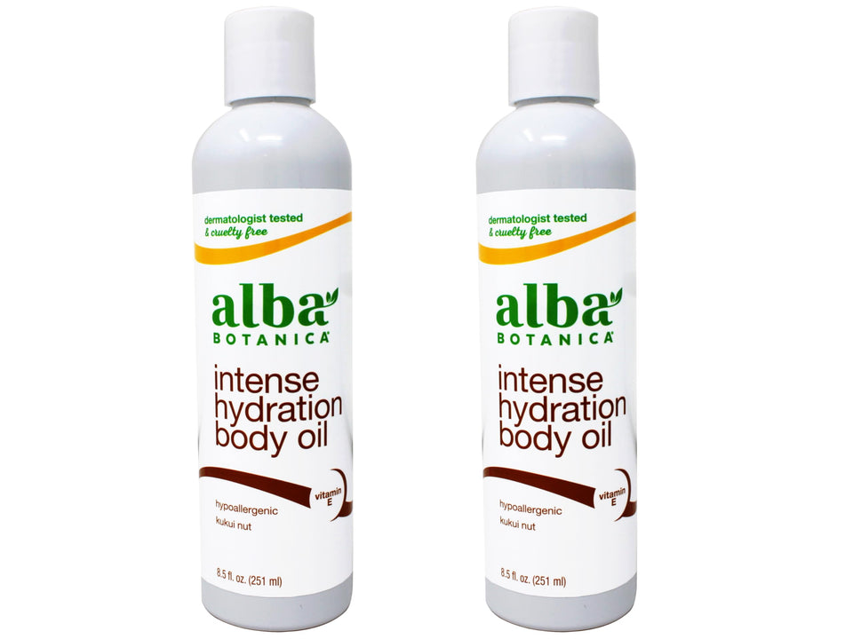 Alba Botanica front packaging showing kukui nut oil benefits