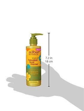 Alba Botanica gel turning to foam in hand for easy makeup and oil removal