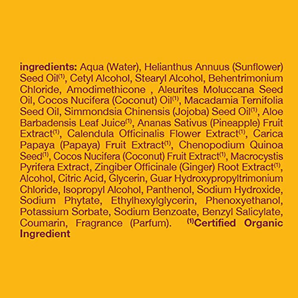 Alba Botanica ingredient label close-up highlighting clean formulation