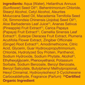 Close-up of jojoba, macadamia and kukui oils with Alba Botanica label highlighting nourishment