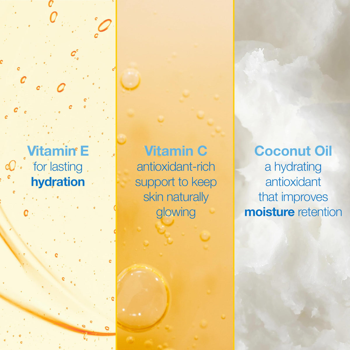Alba Botanica ingredient label highlighting botanical oils and vitamin E