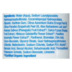 Alba Botanica in-hand application on skin demonstrating gentle cleanse and refreshed appearance