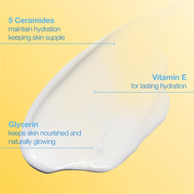 Alba Botanica lotion applied on skin outdoors showing water-resistant protection