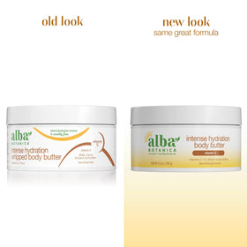 Alba Botanica open jar whipped texture highlighting creamy spreadability