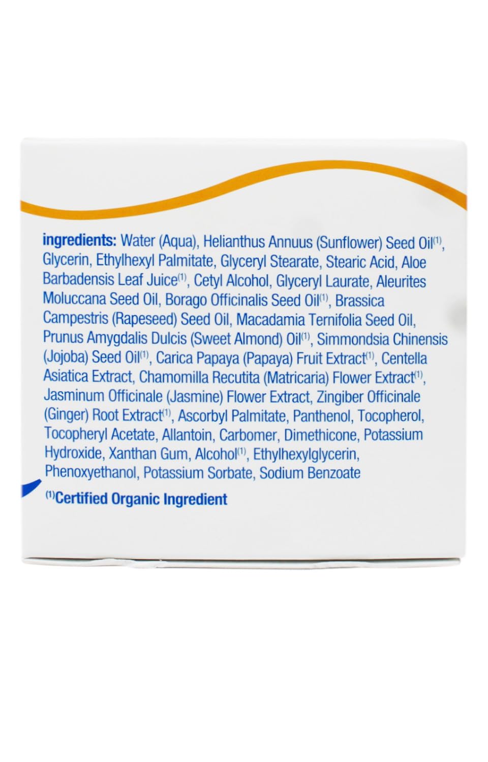 Alba Botanica cream texture on fingertip demonstrating quick absorption benefit