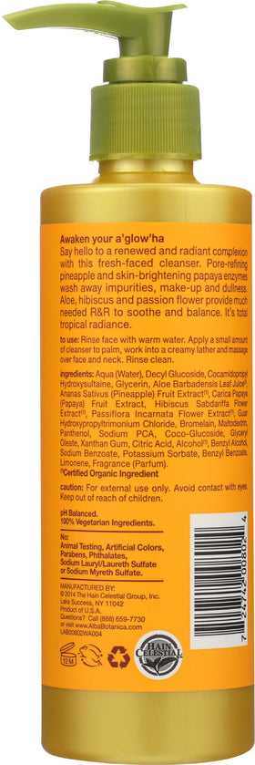 Alba Botanica close-up of pump dispensing texture for controlled application