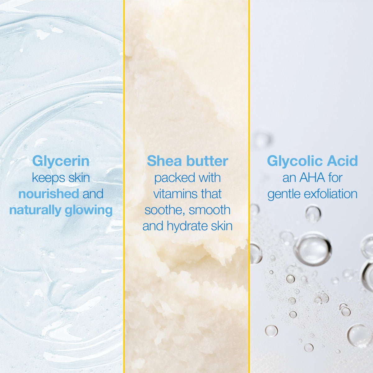 Alba Botanica shea butter ingredient close-up highlighting rich emollience benefit