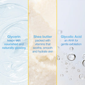 Alba Botanica shea butter ingredient close-up highlighting rich emollience benefit