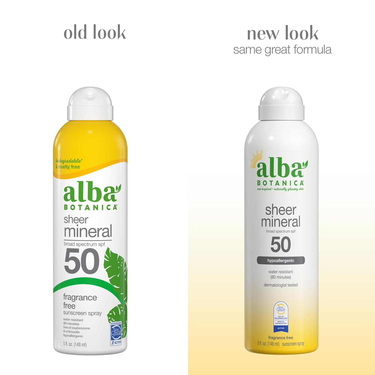 Alba Botanica spray in action outdoors demonstrating quick-dry convenience