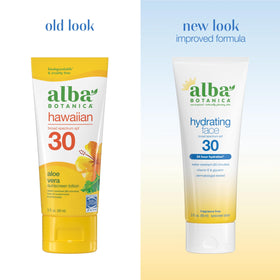 Alba Botanica lotion texture close-up highlighting fast absorption and hydration