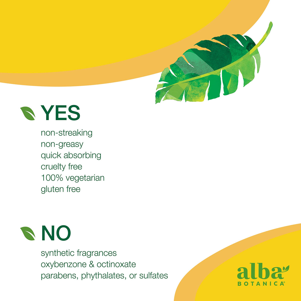 Alba Botanica tube in hand for size comparison and travel-friendly 4 oz convenience benefit