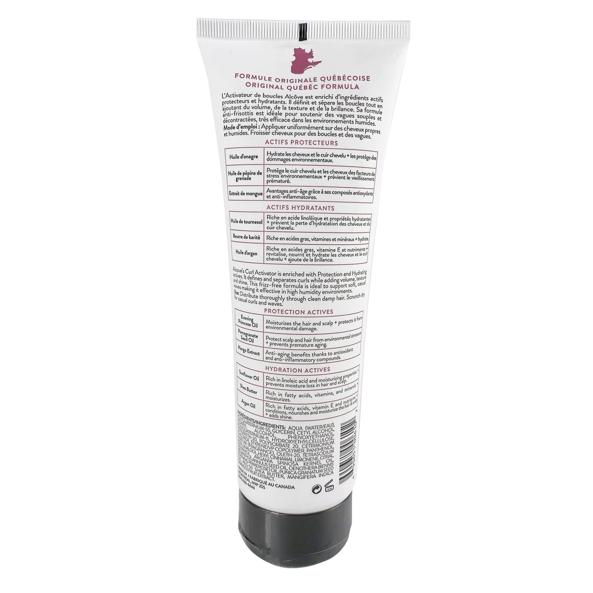 Alcôve lifestyle image outdoors showing frizz control in humid weather
