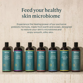 Aleavia ingredient label showing organic, paraben-free formulation benefits