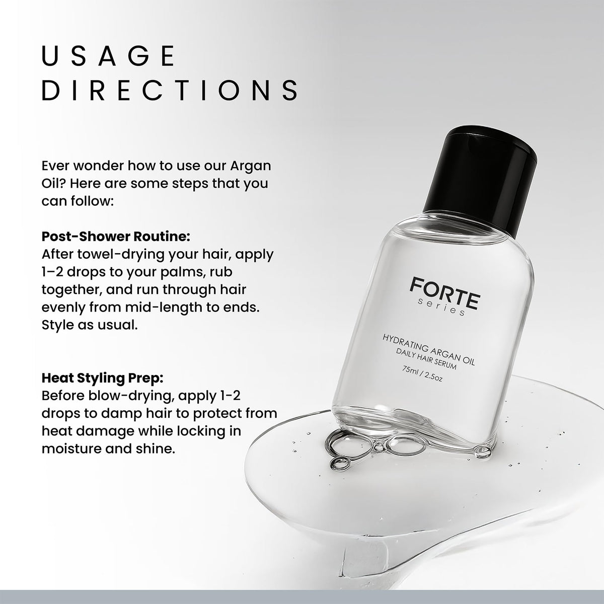 Alex Costa ingredient list closeup label illustrating sulfate- and paraben-free benefit