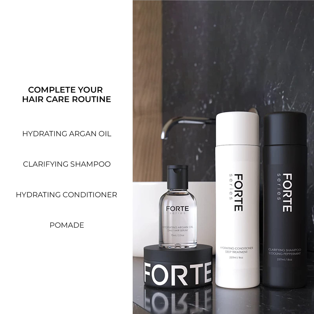 Alex Costa bottle staged in shower illustrating in-routine use and refreshing finish