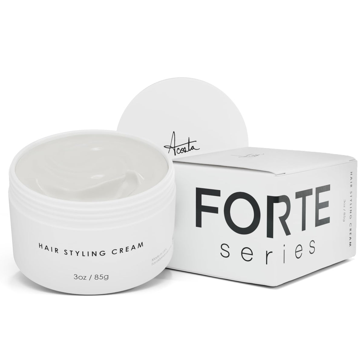 Alex Costa front jar view showing label and travel ready packaging benefit