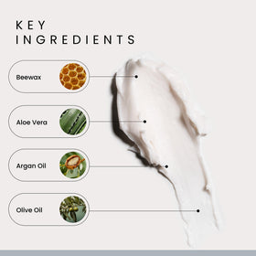 Alex Costa cream on hand demonstrating easy application and even distribution