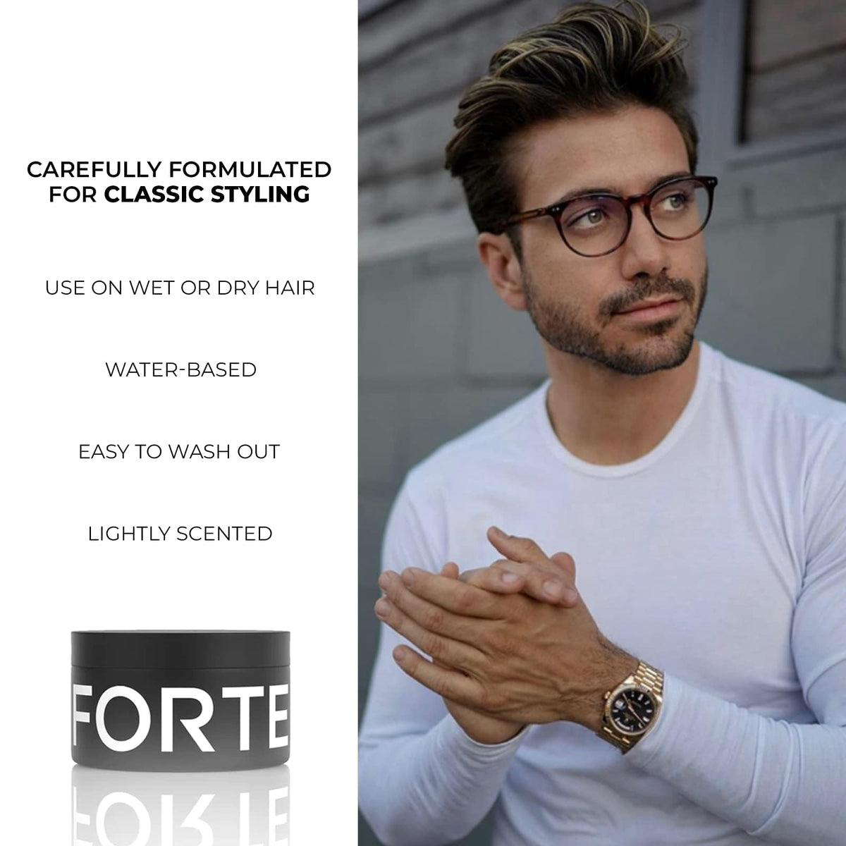 Alex Costa ingredient label closeup highlighting biotin and provitamin B-5 benefits