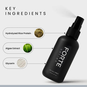 Alex Costa spritz on hair demonstrates visible texture and instant grip