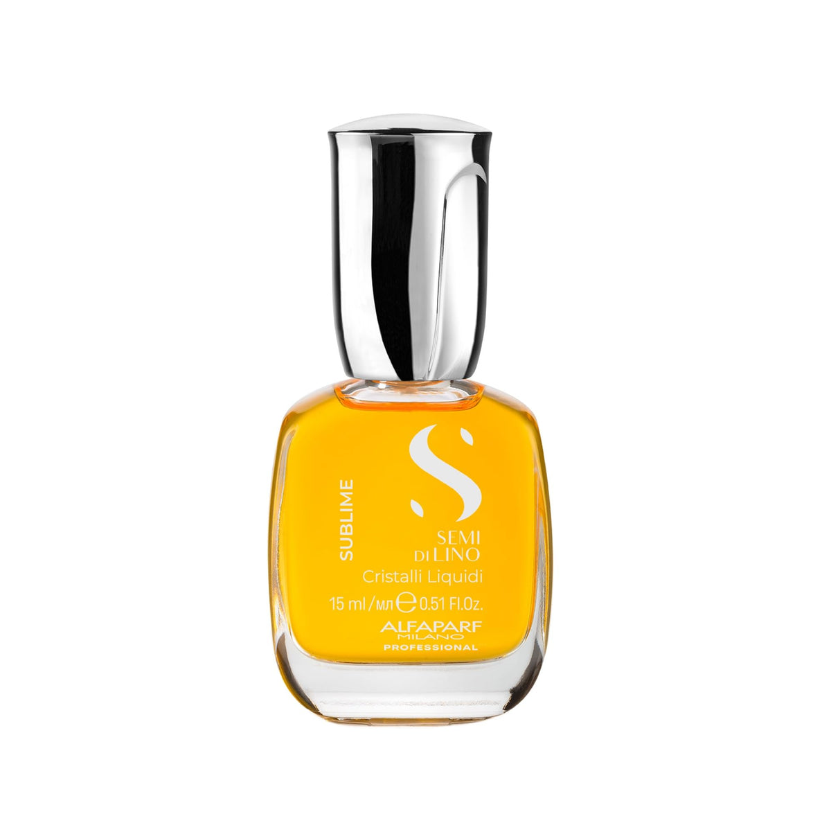 ALFAPARF MILANO front bottle view highlighting sleek professional packaging and instant shine