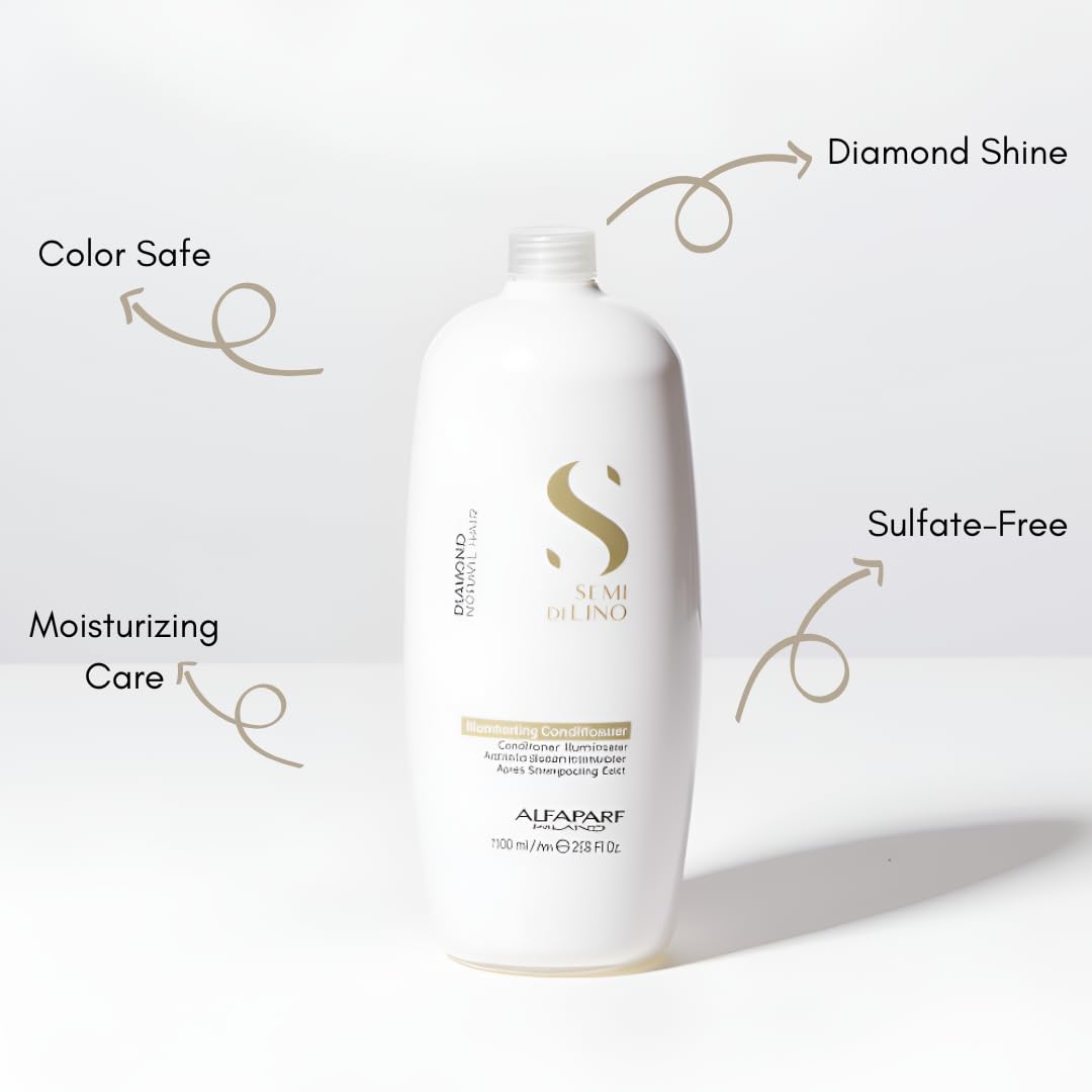 Alfaparf Milano creamy conditioner texture demonstrating smooth slip