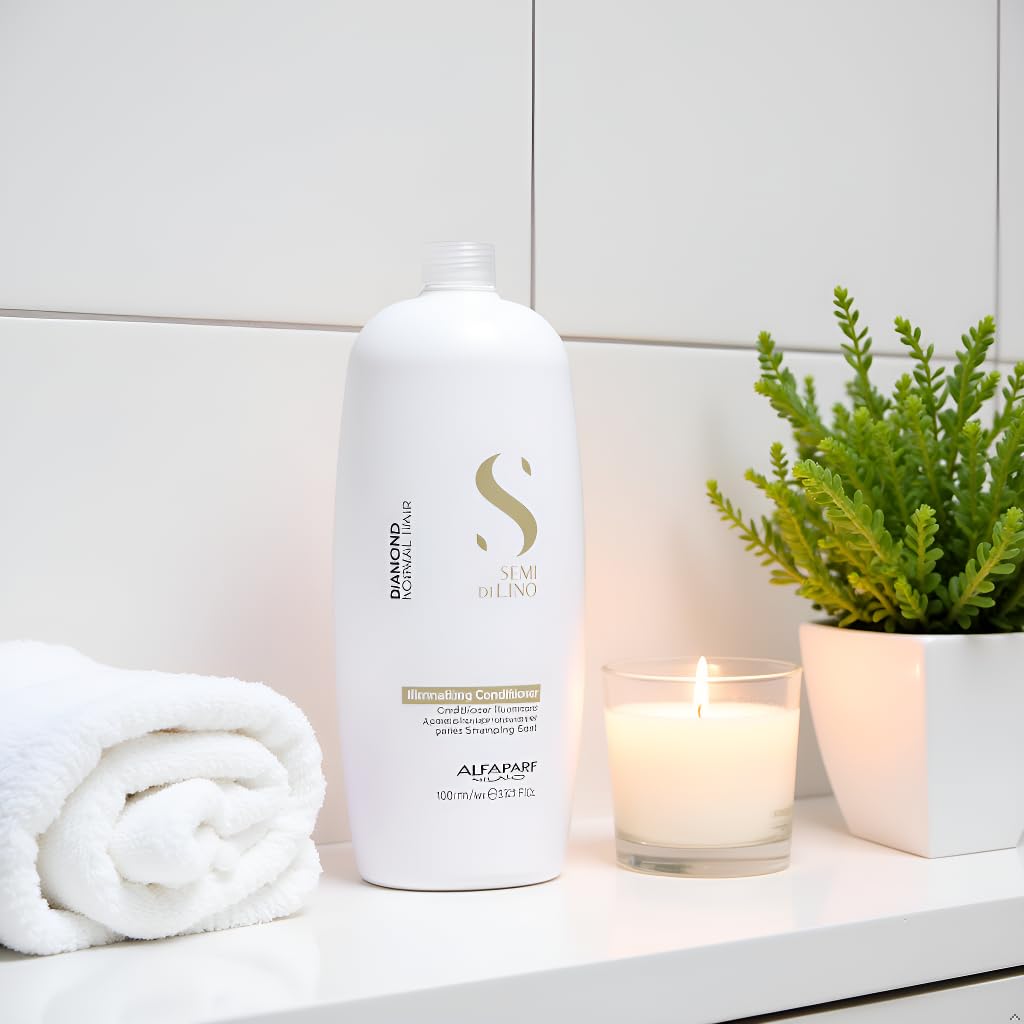 Alfaparf Milano large professional bottle illustrating salon size benefit