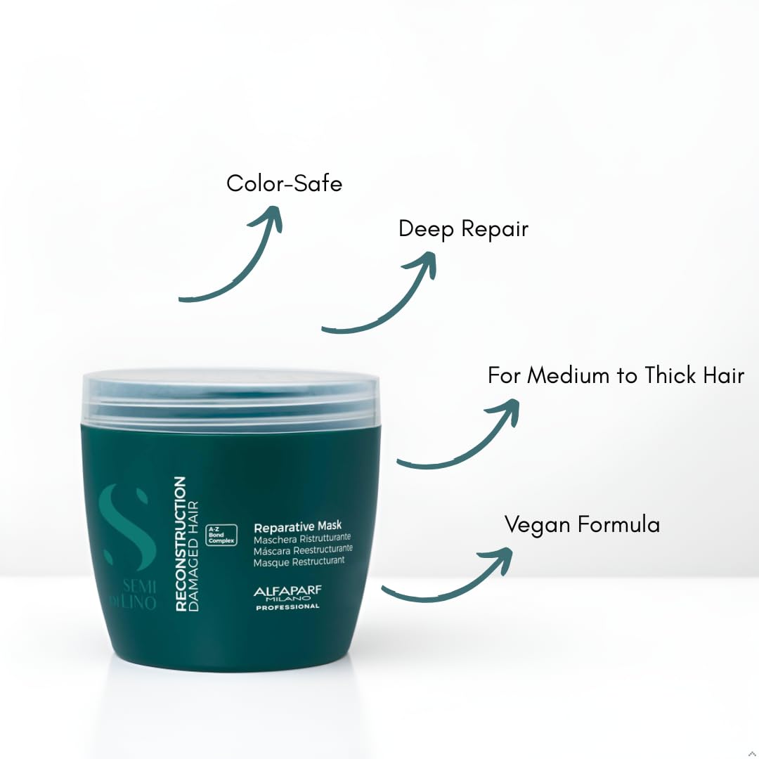 ALFAPARF MILANO cream texture close-up showing rich conditioning formula
