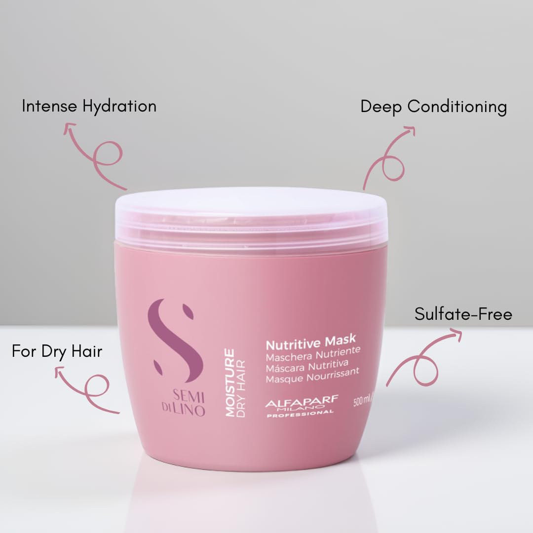 ALFAPARF MILANO mask being applied in a salon providing smooth detangling benefit