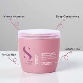 ALFAPARF MILANO mask being applied in a salon providing smooth detangling benefit