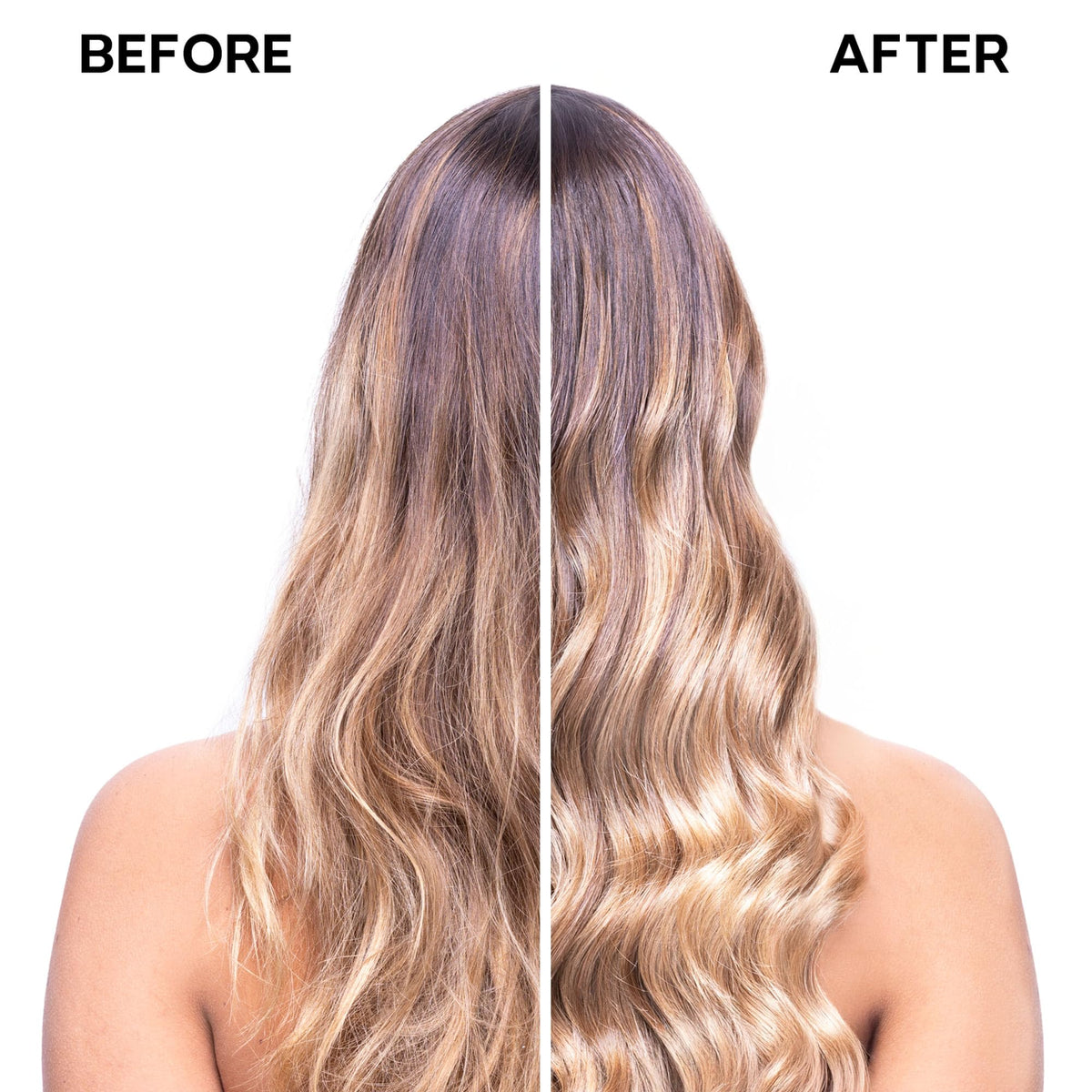 ALFAPARF MILANO being applied to damp hair demonstrating detangling benefit manageability