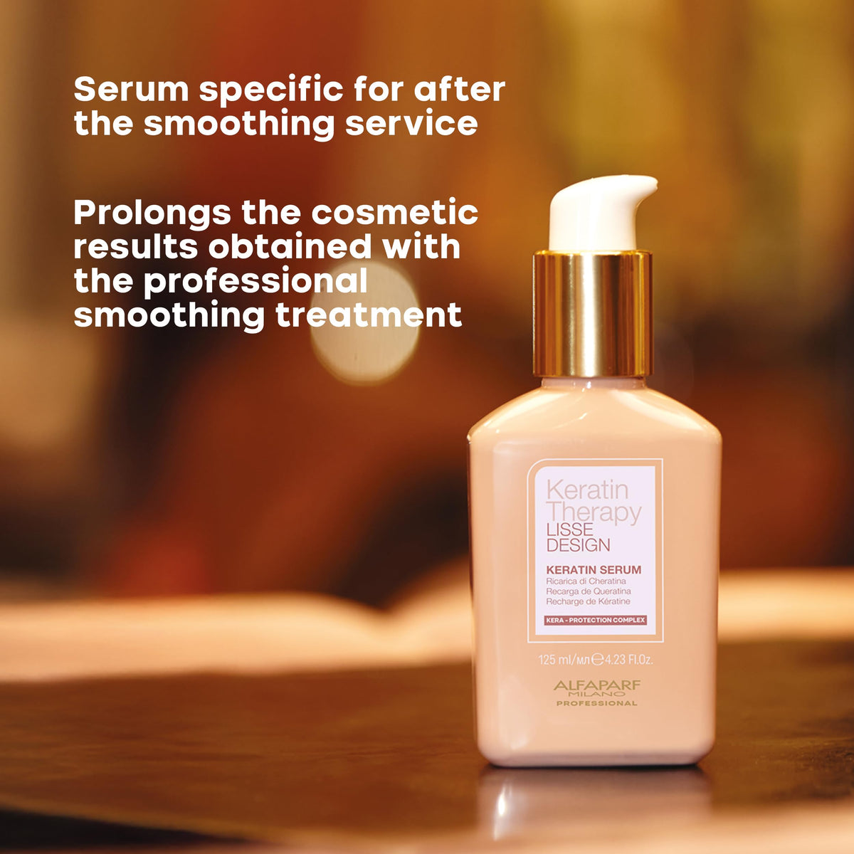ALFAPARF MILANO serum amount in hand illustrating dosage control
