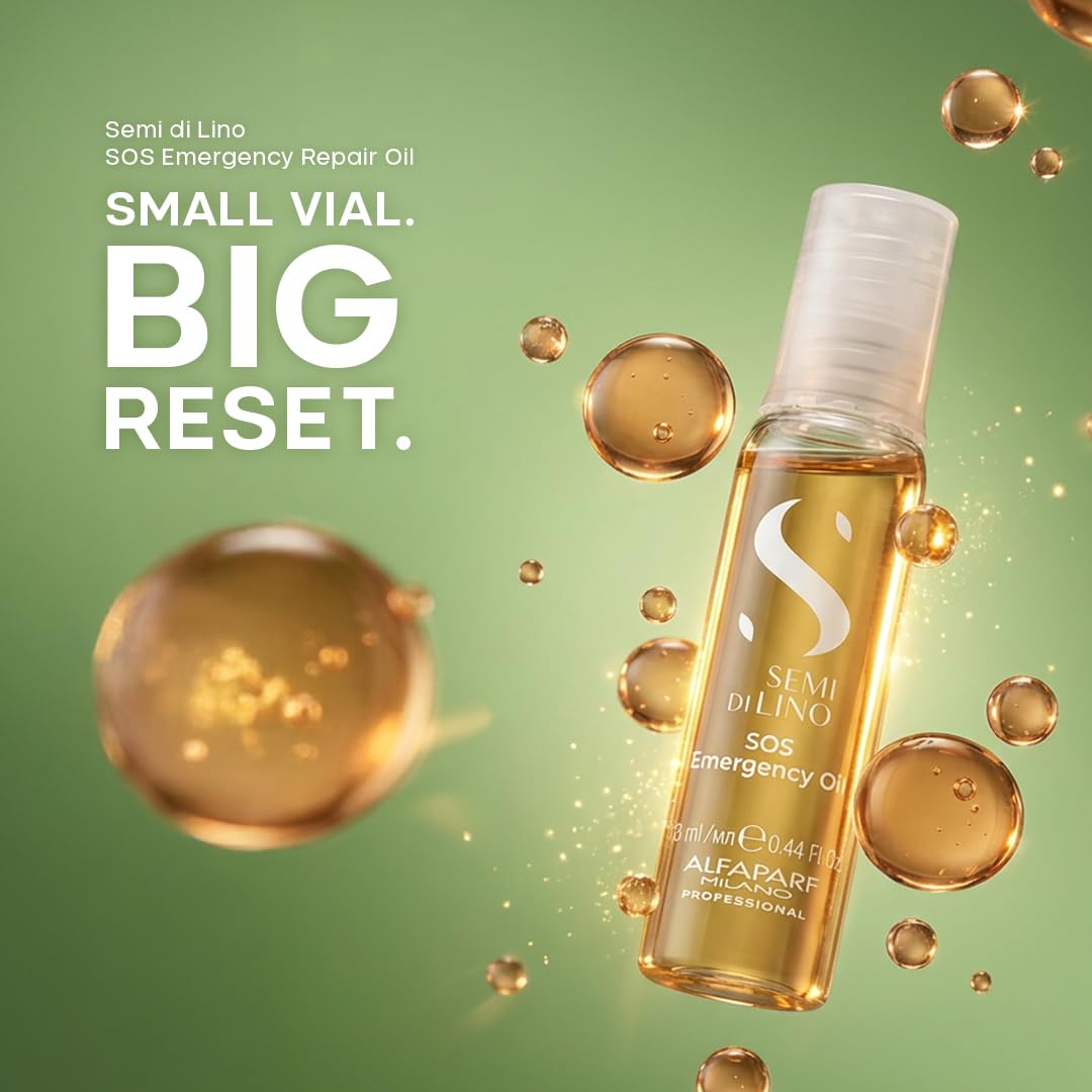 ALFAPARF MILANO applying oil to towel-dried hair, improved combability benefit