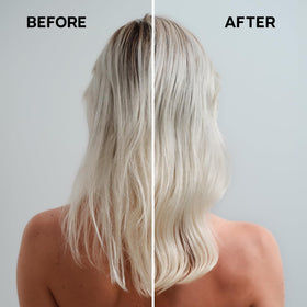 ALFAPARF MILANO before and after ends comparison, reduced breakage and shine benefit
