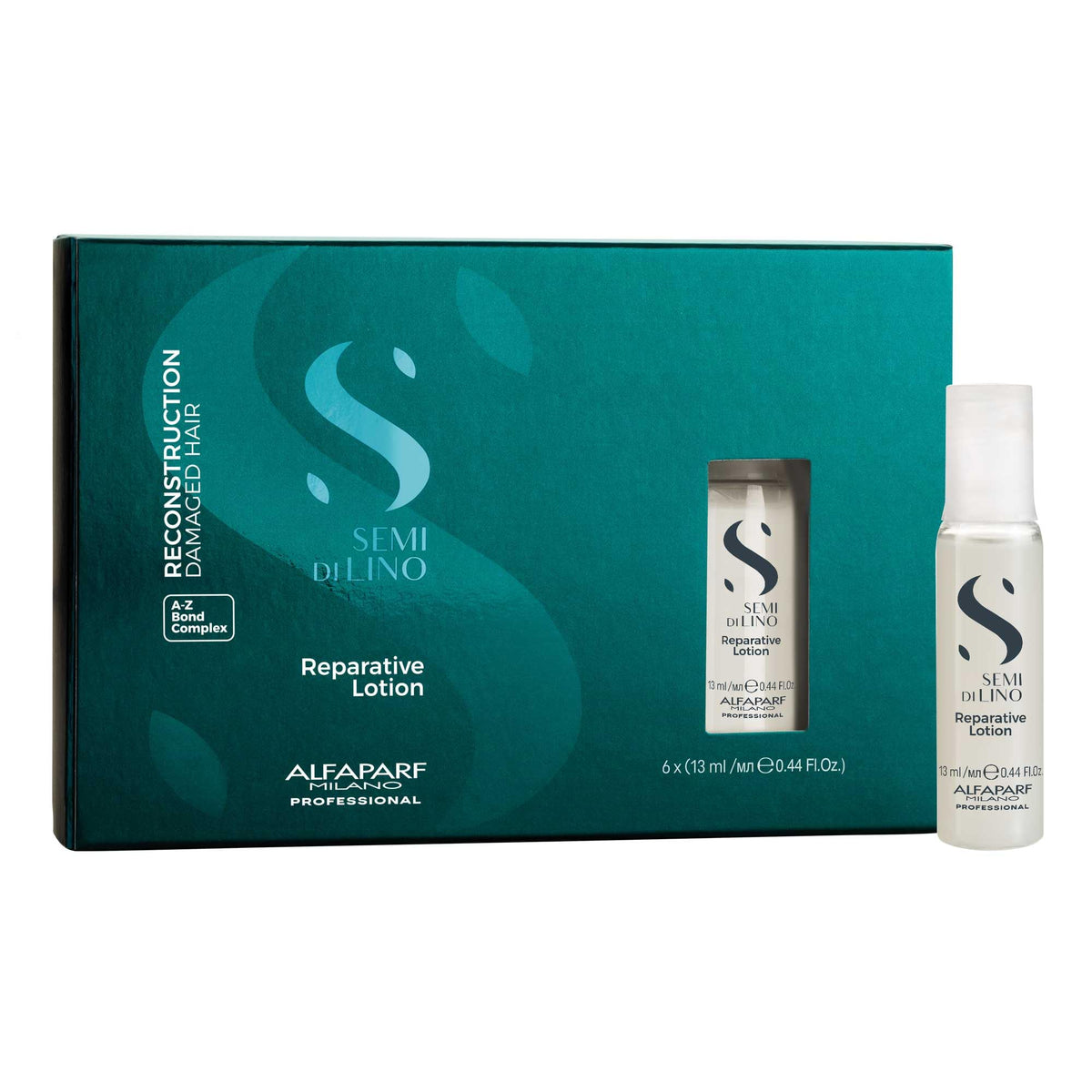 ALFAPARF MILANO front packaging showing six repair vials and brand clarity