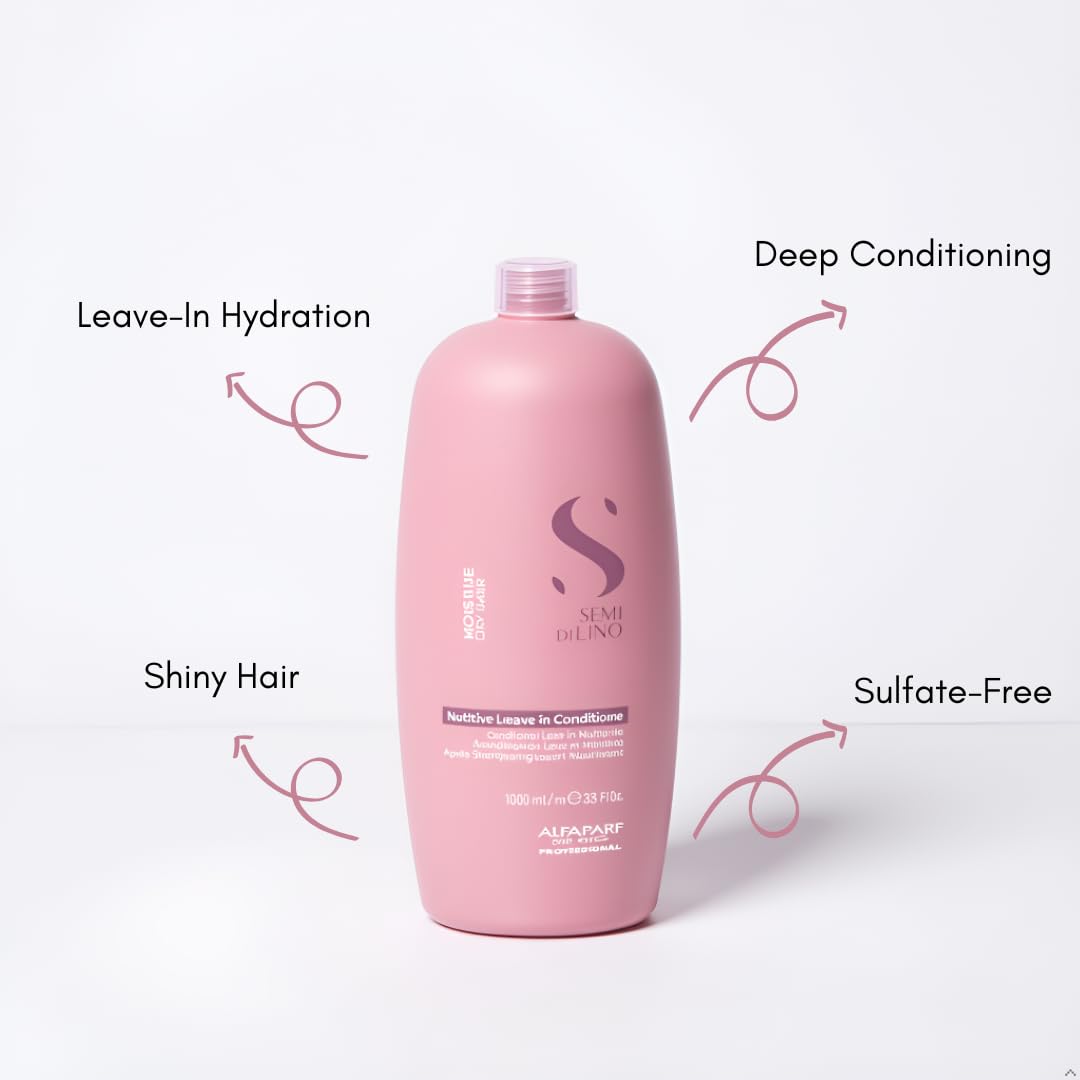 Alfaparf Milano spray applied on damp hair showing easy detangling benefit