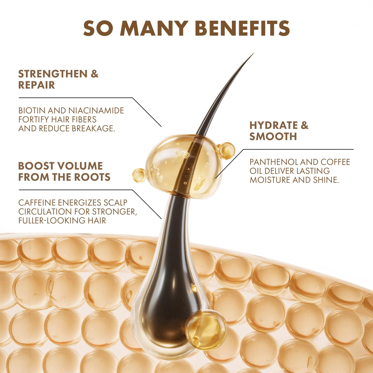 ALFHEIM duo applied to wet hair showing easy use and improved manageability