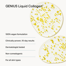 Algenist applying serum to face demonstrating layering and hydrating effect