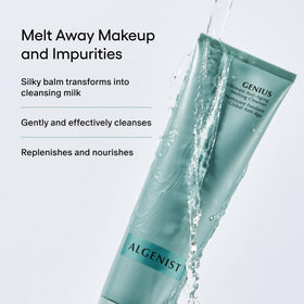 Algenist close-up balm texture melting for easy makeup removal