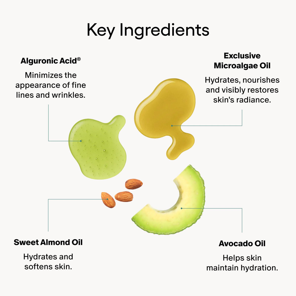 Algenist milky emulsified cleanser rinsing clean for hydrated skin
