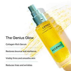 Algenist pipette dispensing serum highlighting precise application and easy dosing