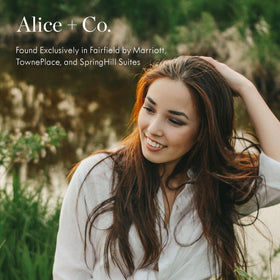 Alice + Co. shampoo texture close-up showing lather and gentle cleansing action