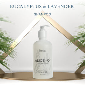 Alice + Co. back label with ingredients and paraben-free benefit visible