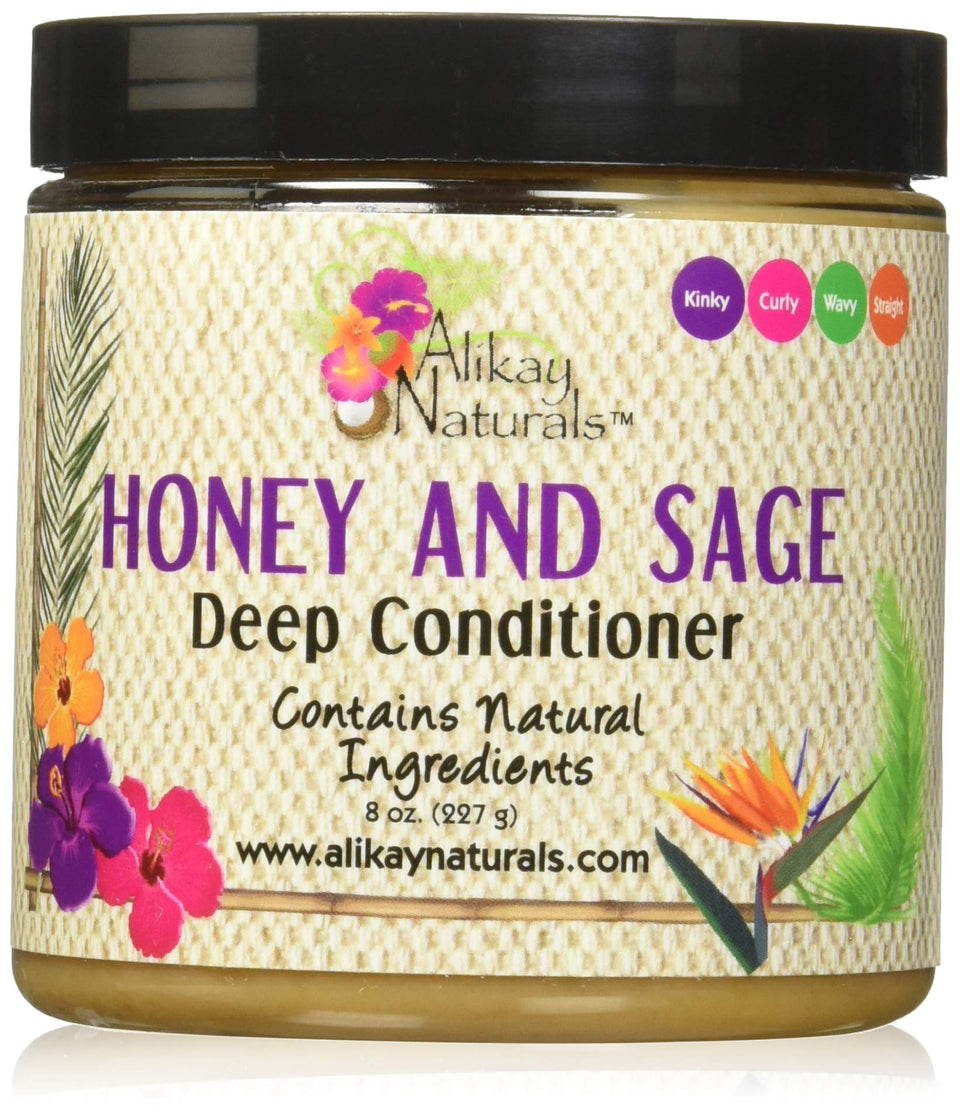 Alikay Naturals front jar showing label and 8 oz size, appealing moisture boost