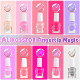 ALIKOSSTOR peel-off demo showing easy removal benefit without harsh removers