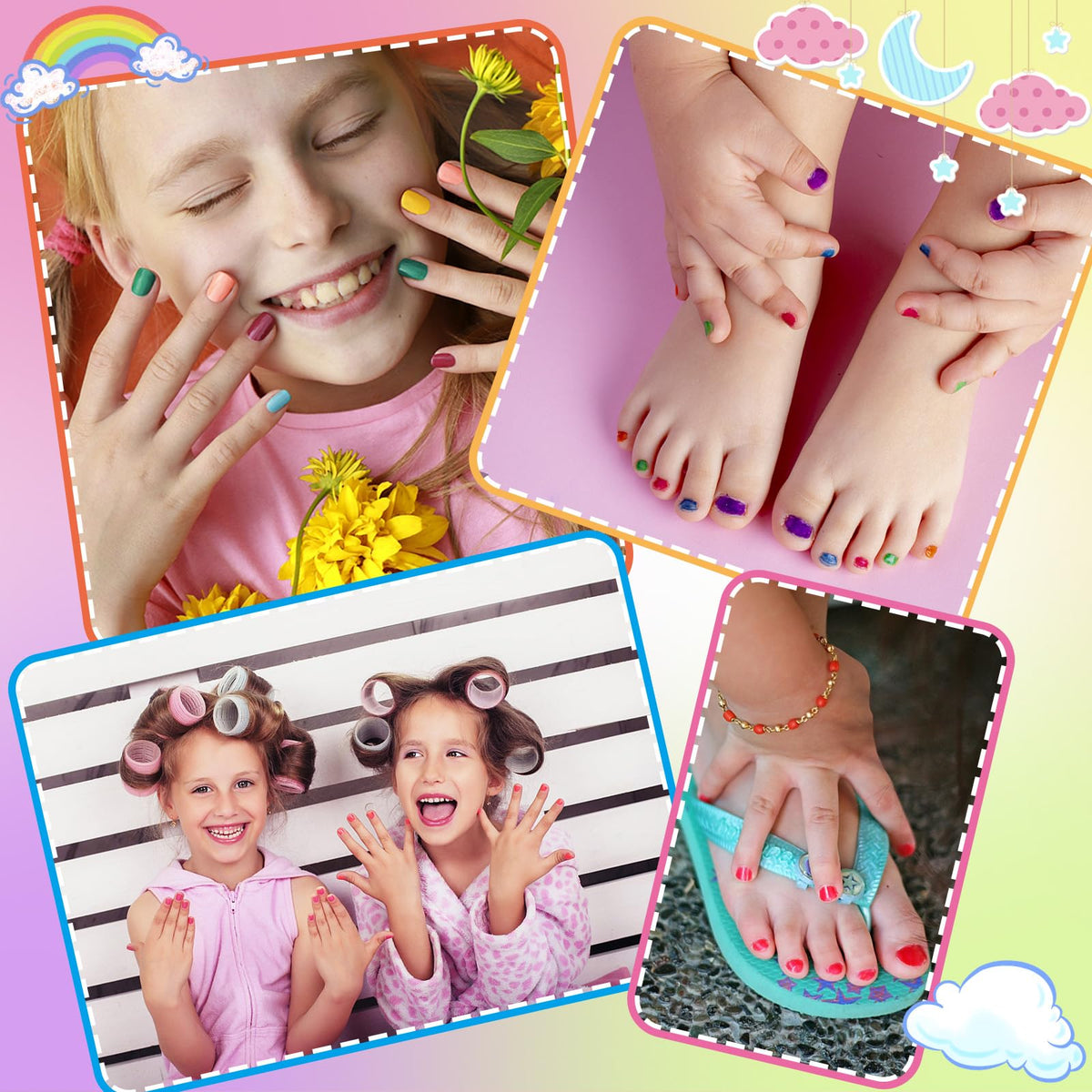 ALIKOSSTOR polish peeling off a fingertip, easy peelable removal without remover
