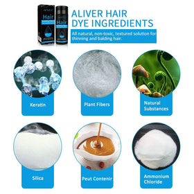 ALIVER product label with keratin ingredients and unscented claim