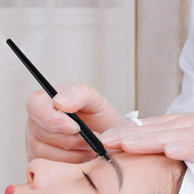 ALIWOD in-use arm demo illustrating natural hair-like strokes and technique